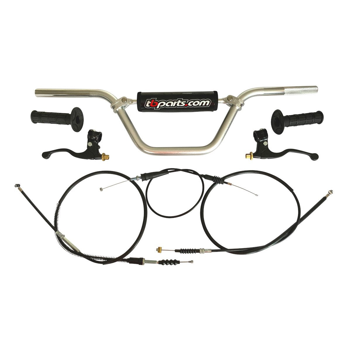 TB Handlebar Kit, Silver - All KLX110 L Models